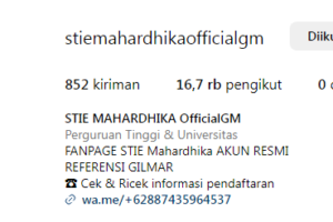 Instagram Stiemahardhikaofficialgm Akan Ganti